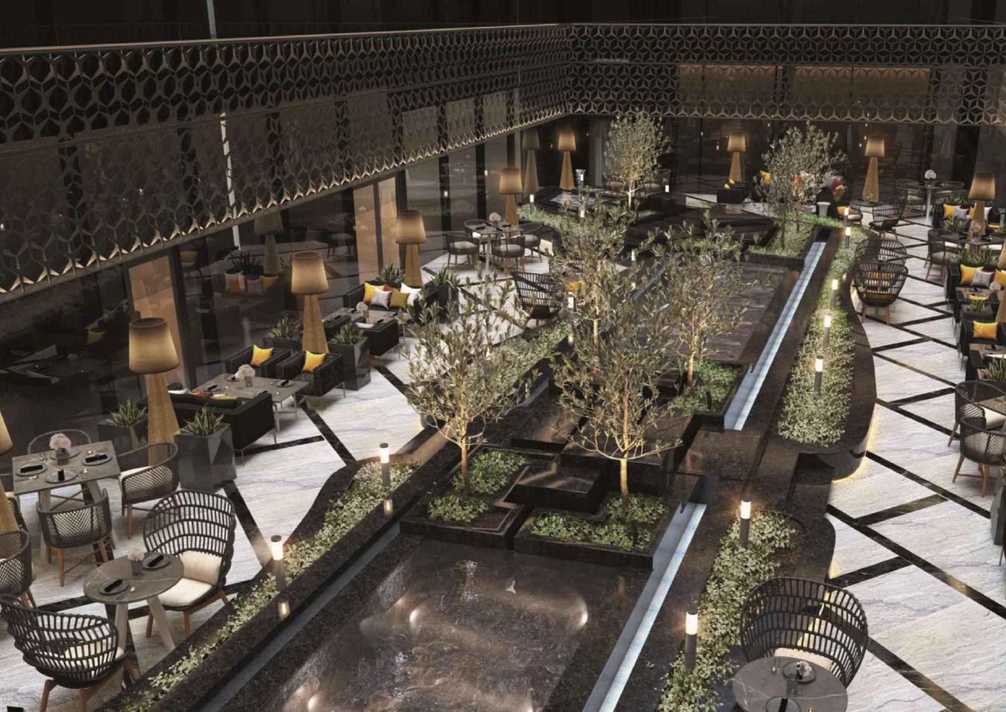 Alrayyan Hotel Doha, Curio Collection By Hilton Al Rayyan Экстерьер фото The interior of the hotel